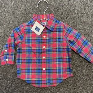 NWT Janie & Jack Plaid Shirt